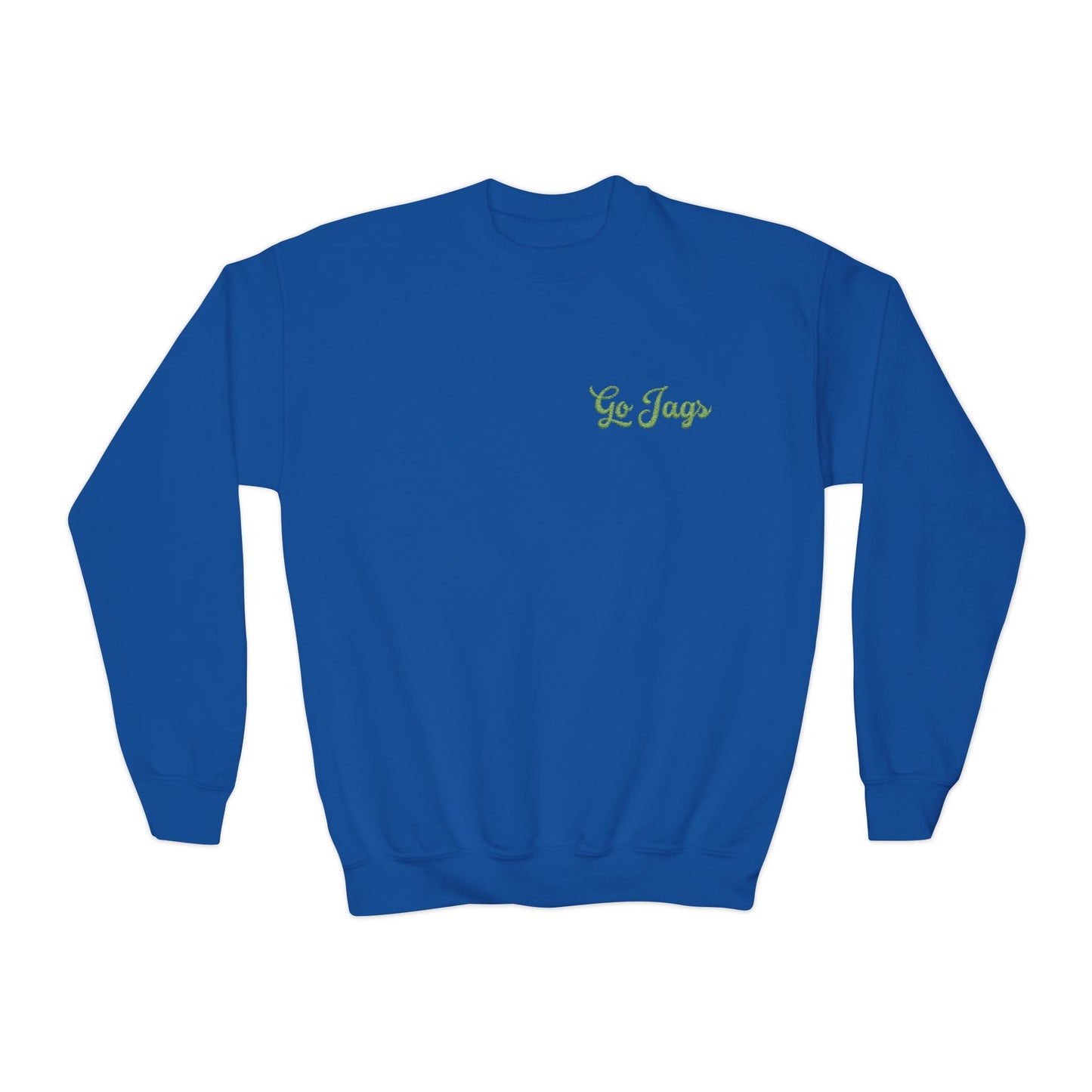 Youth East Jessamine "Go Jags" Crewneck Sweatshirt - Unisex - Embroidered