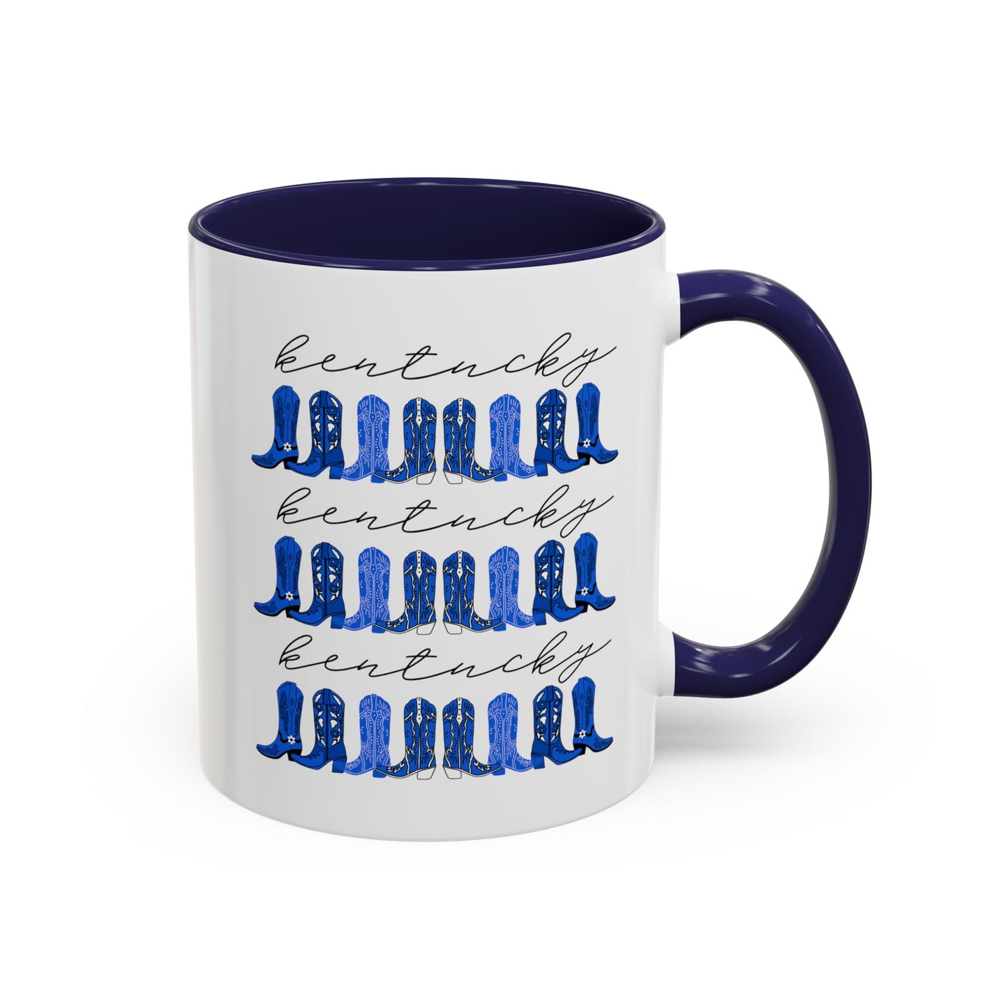 Kentucky cowgirl boots UK Blue Coffee Mug, 11oz