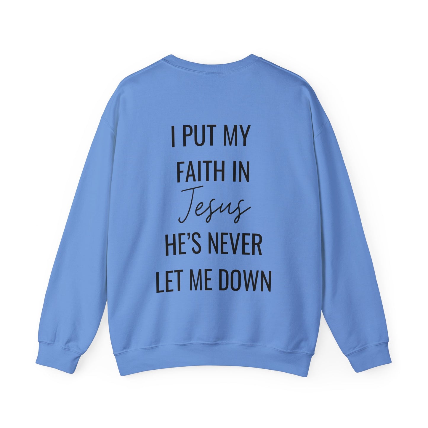 Fearless, Faith In Jesus Christian Sweater (Front and Back)