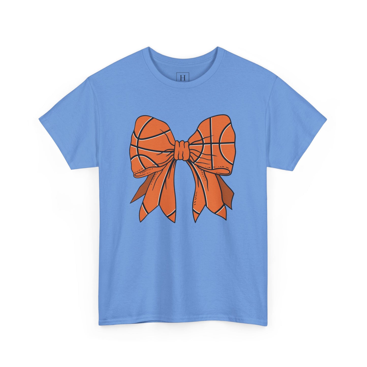 Basketball Sport Bow Tee - Unisex Heavy Cotton