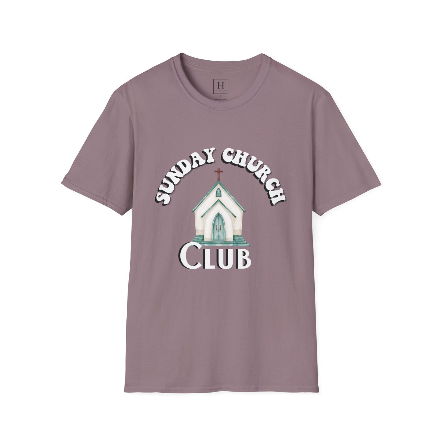 Sunday Church Club Christian T-shirt