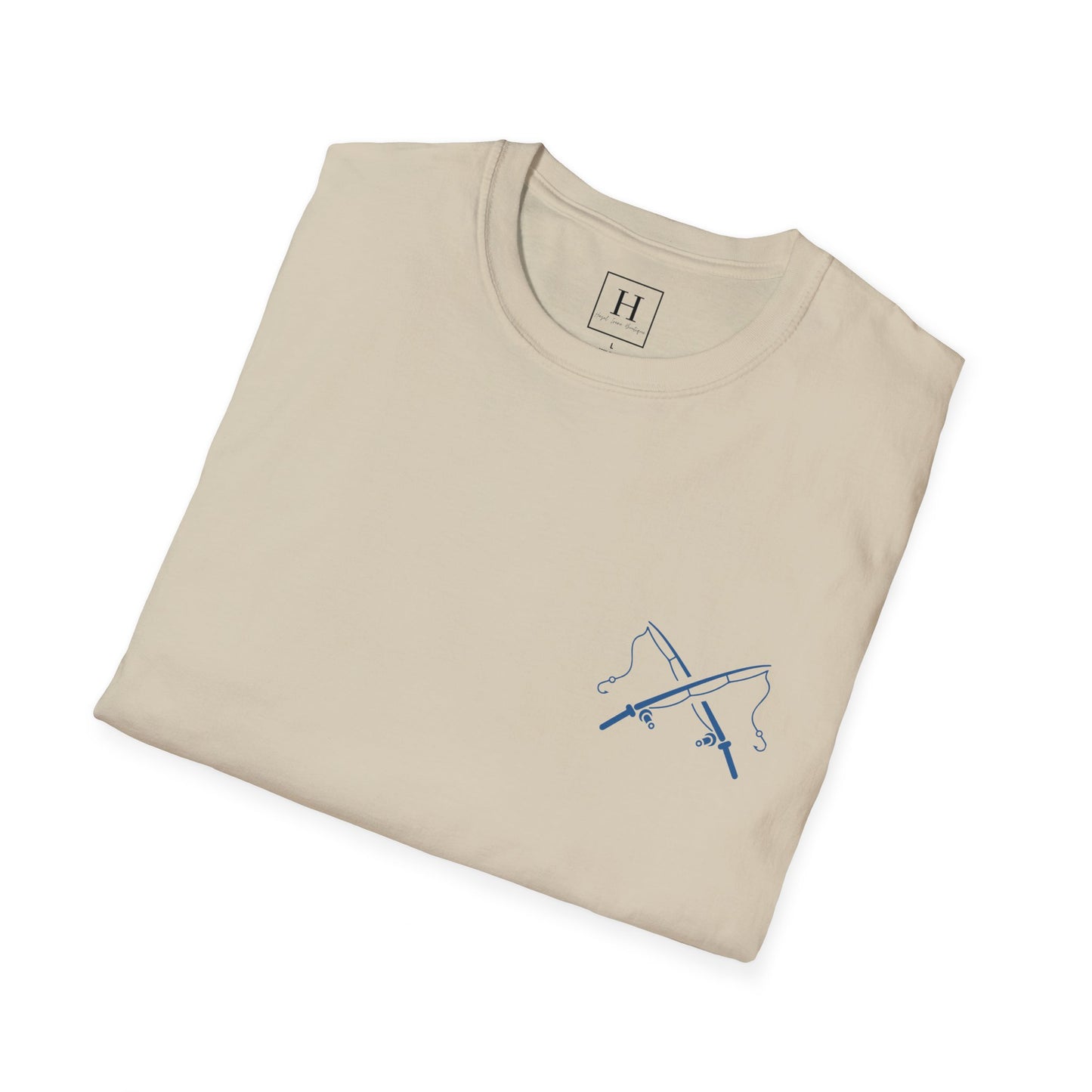 Jesus Made Me A Fisherman Christian T-Shirt (front and back)