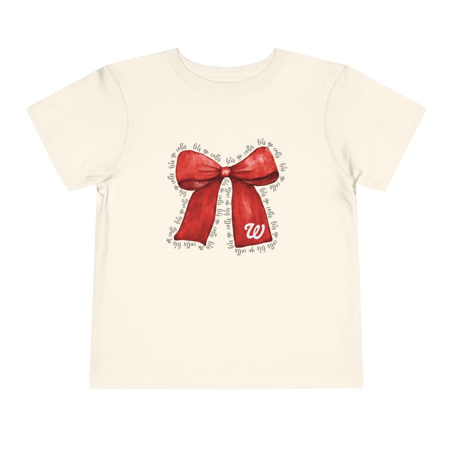 Toddler; West Jessamine Coquette Bow; Let's Go Colts - Unisex T-shirt