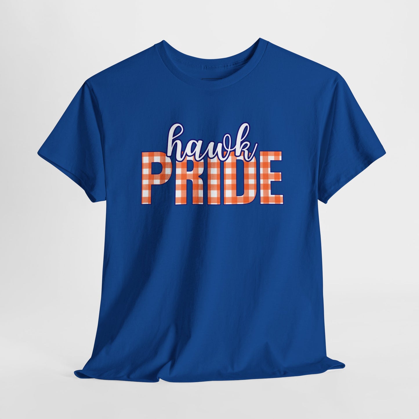 Hawk Orange Plaid Pride T-Shirt