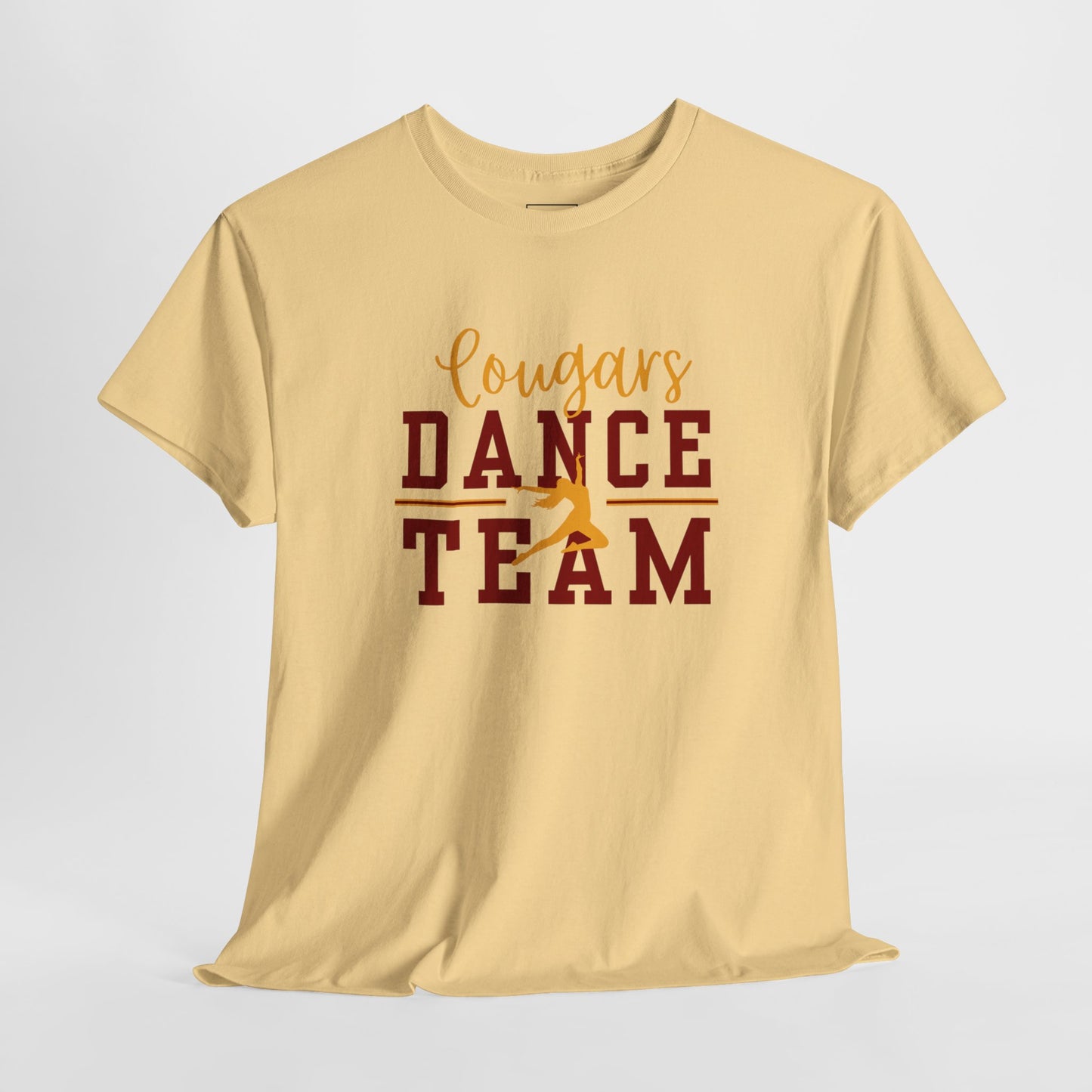 GMS Garrard Middle School Cougars Dance Team T-Shirt (Front Only)