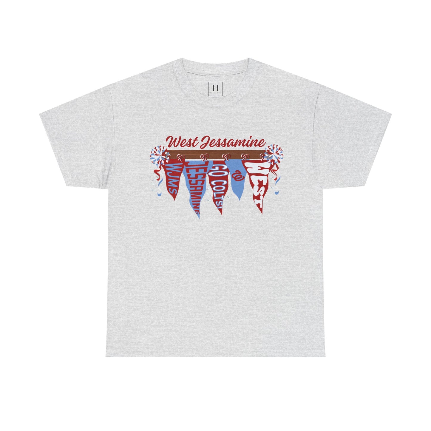 WJMS : West Jessamine Pennant Flags - Unisex Shirt