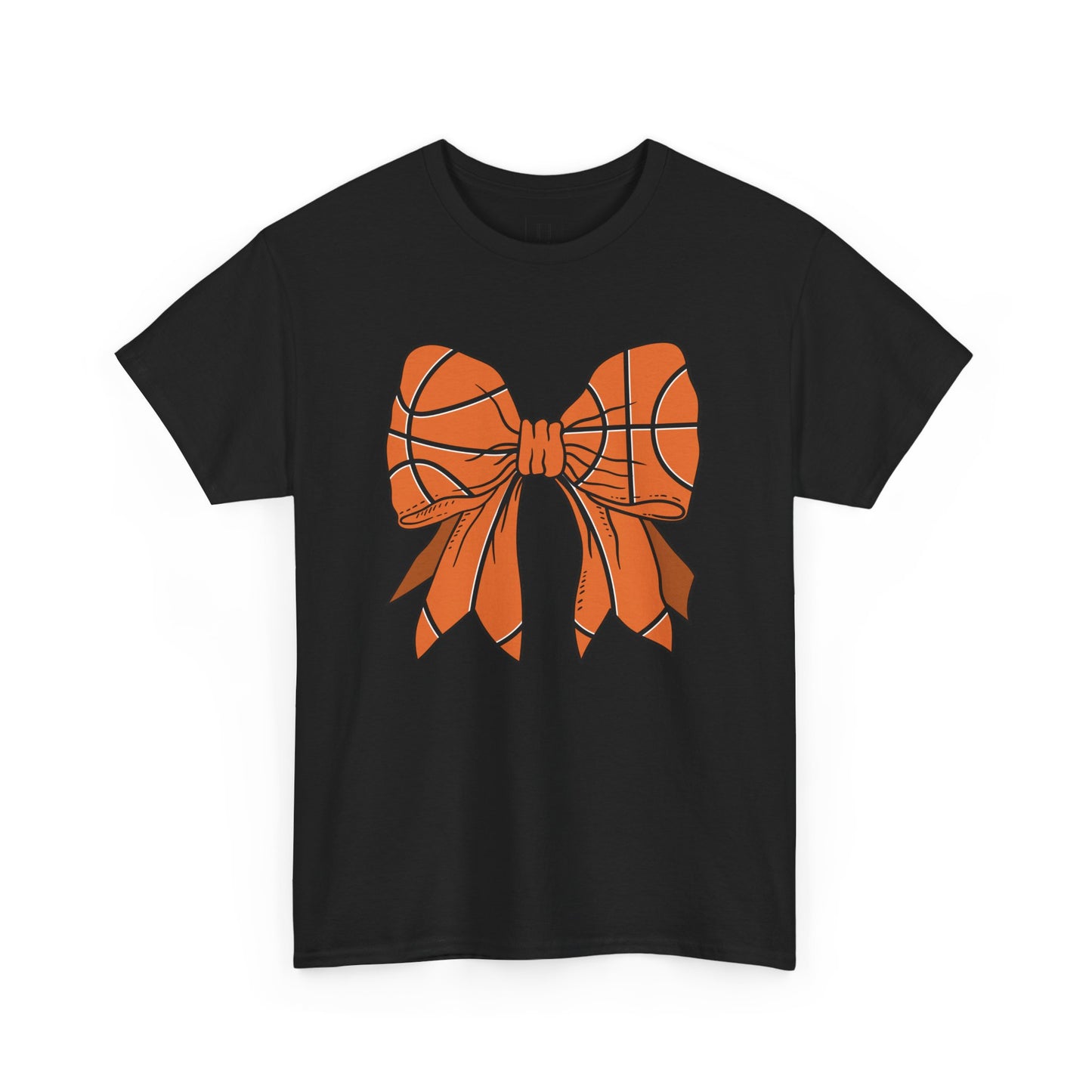 Basketball Sport Bow Tee - Unisex Heavy Cotton
