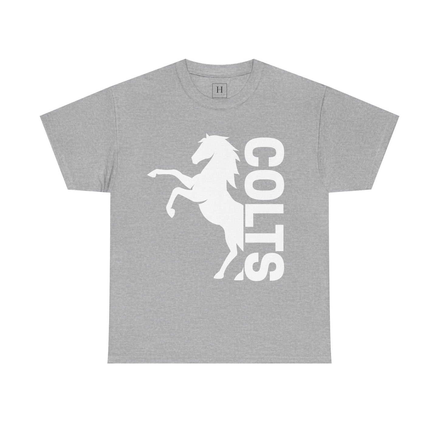 COLTS, Horse in White - Unisex Tee