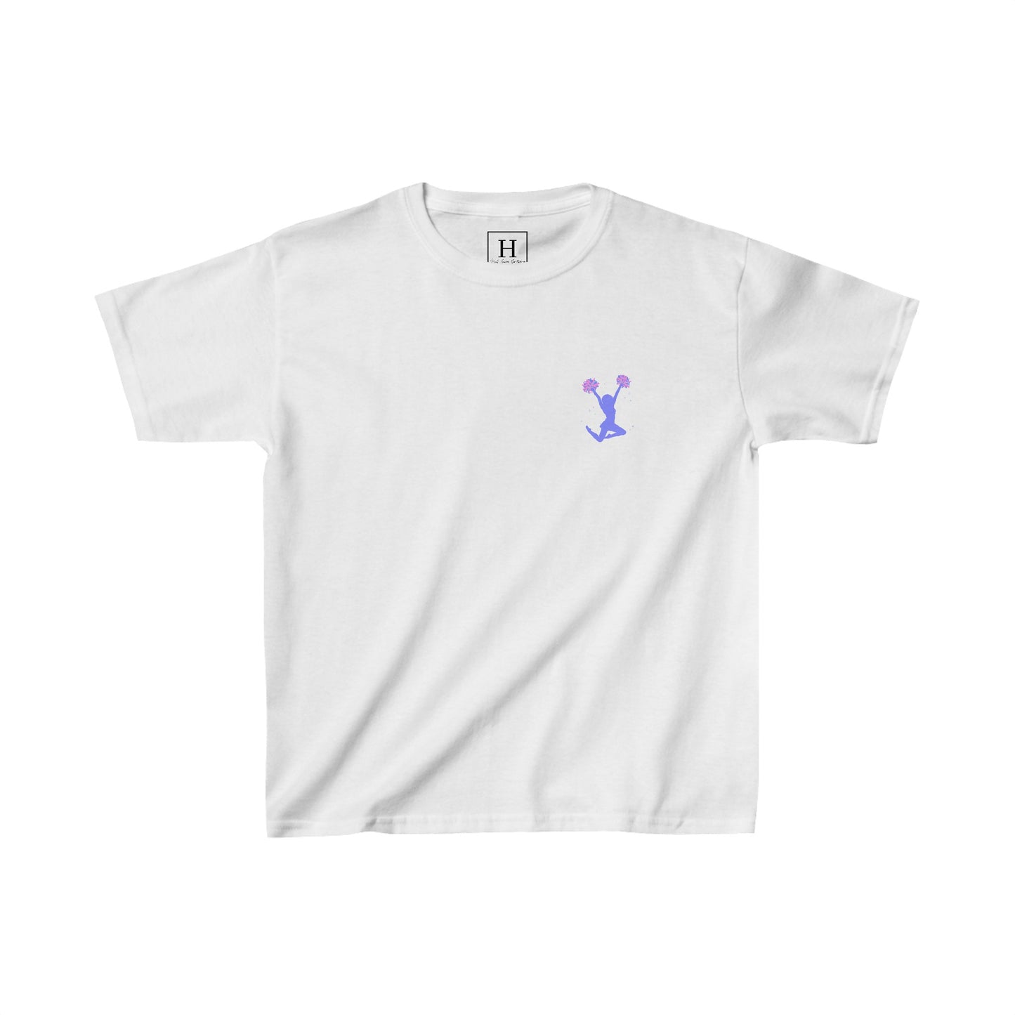 YOUTH in my cheerleading era front and back cheer t-shirt