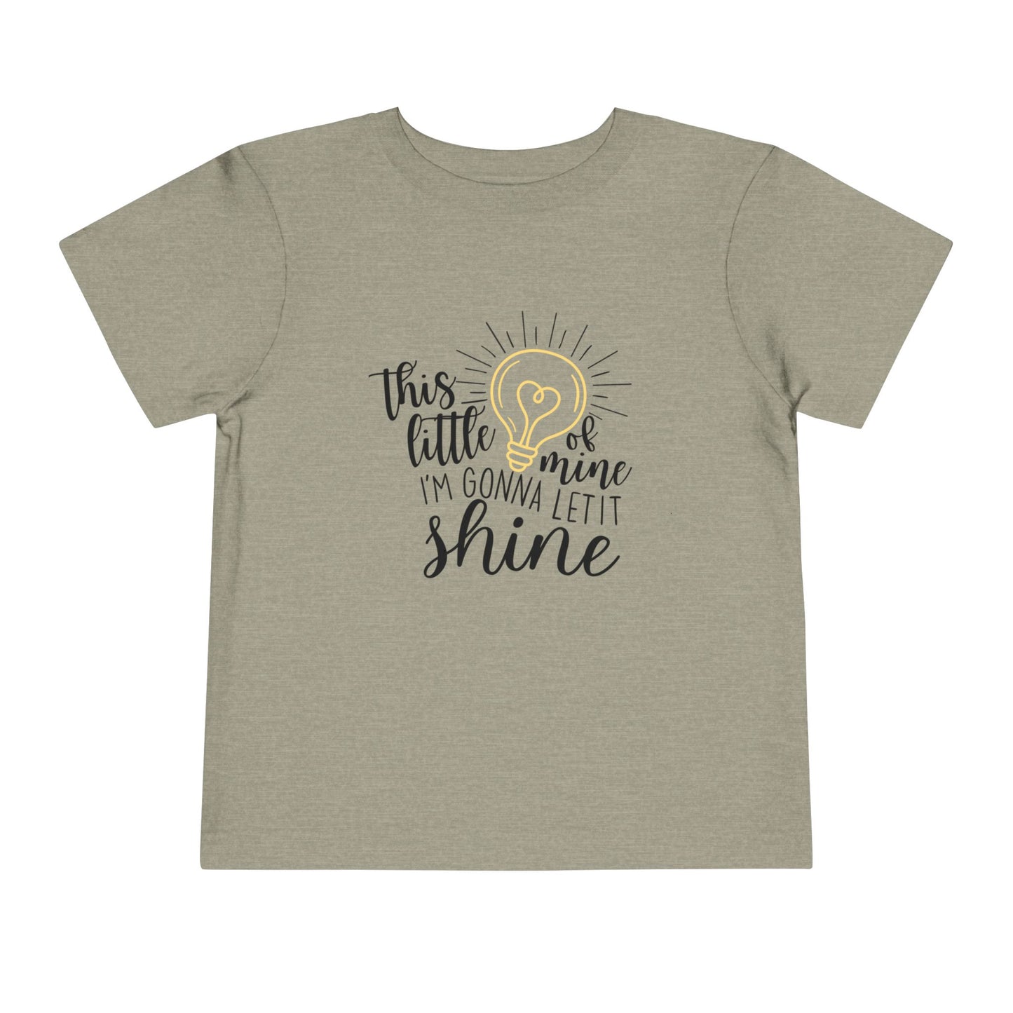 Toddler This Little Light Of Mine Christian Heavy Cotton Tee