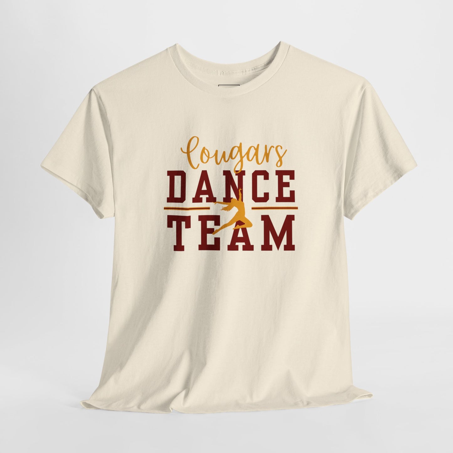 GMS Garrard Middle School Cougars Dance Team T-Shirt (Front Only)