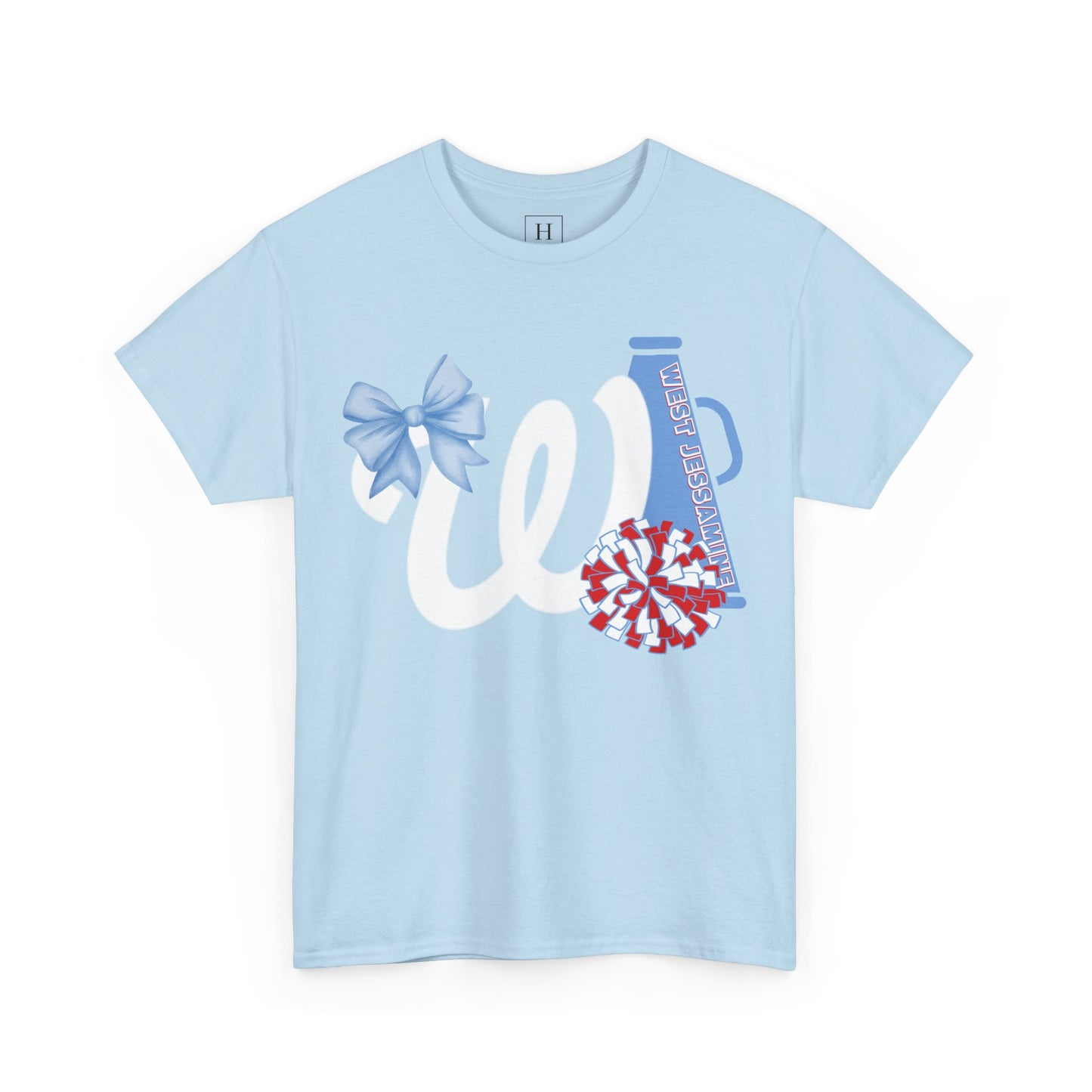 West Jessamine Cheer Bow & Poms - Unisex Shirt