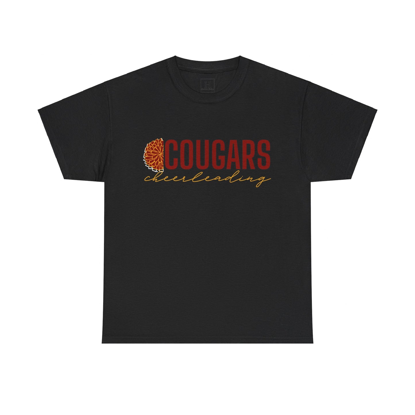 Cougars Cheerleading T-Shirt (Front Only)
