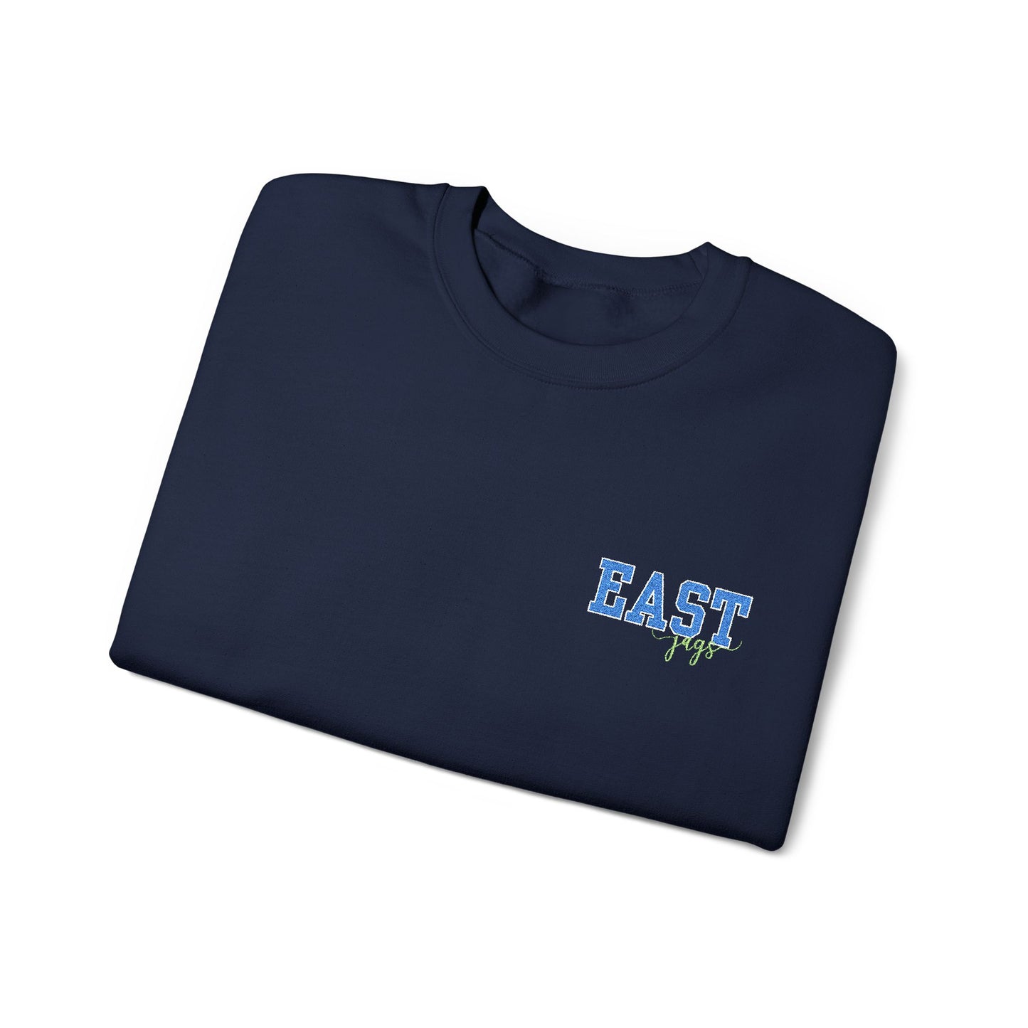 East Jessamine Jags Crewneck Sweatshirt | Unisex Pullover -- Embroidered