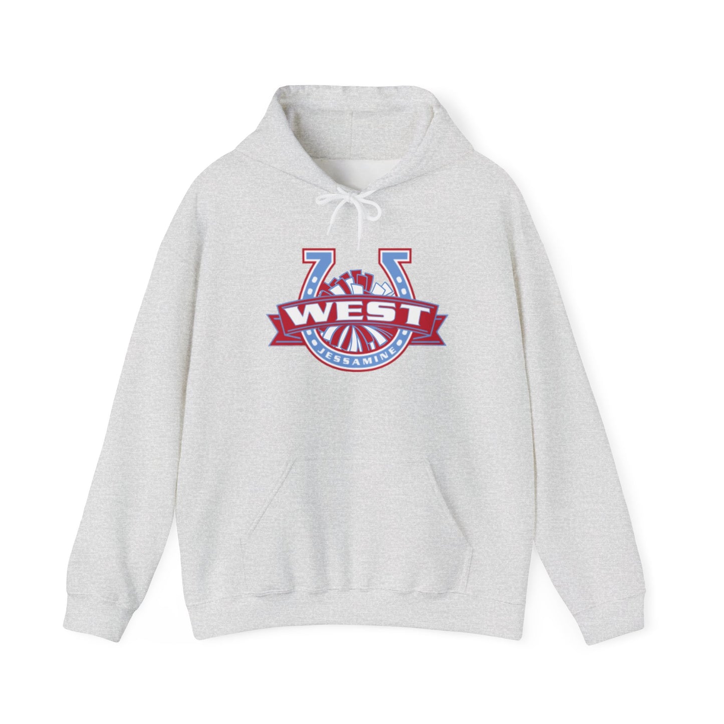 West Jessamine Horseshoe Logo w/ Pom - Cheerleading - Unisex Hoodie