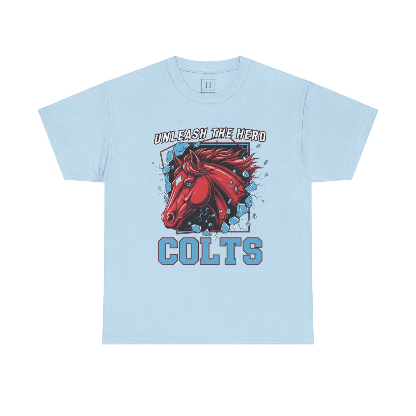 Vintage Horsehead Unisex Tee - Unleash the Herd Design