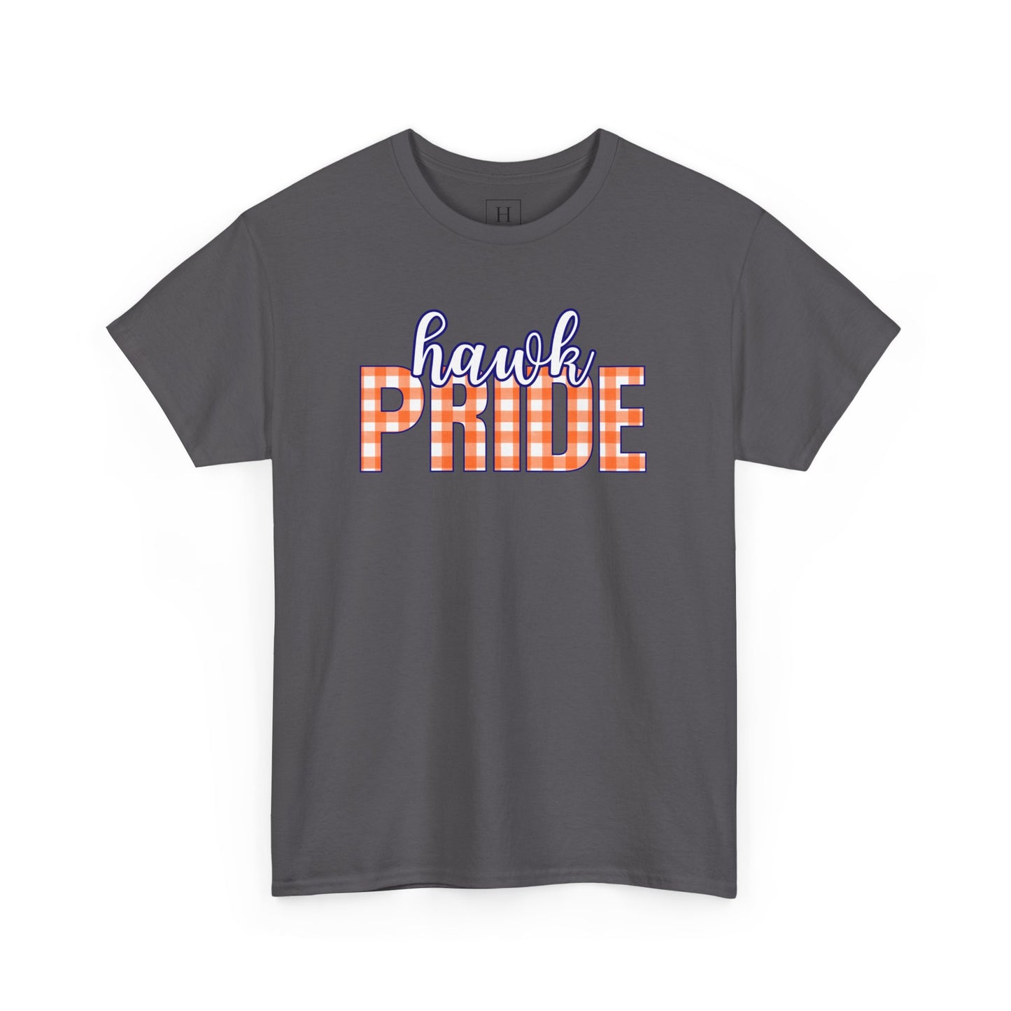 Hawk Orange Plaid Pride T-Shirt