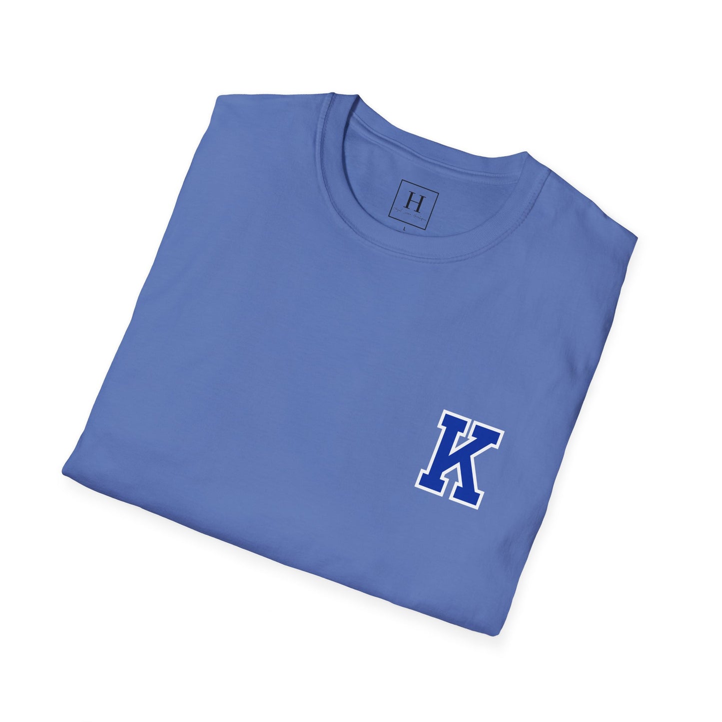 Kentucky Ribbon/Bow Baseball T-shirt (Front and Back)