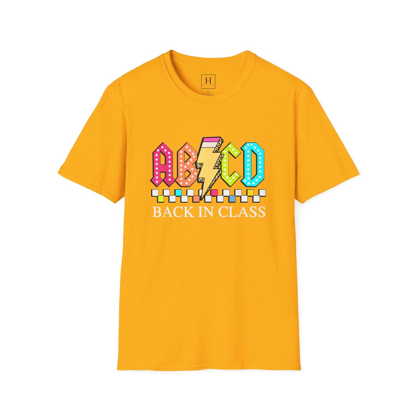 ABCD TOUR Teacher T-Shirt (Front & Back)