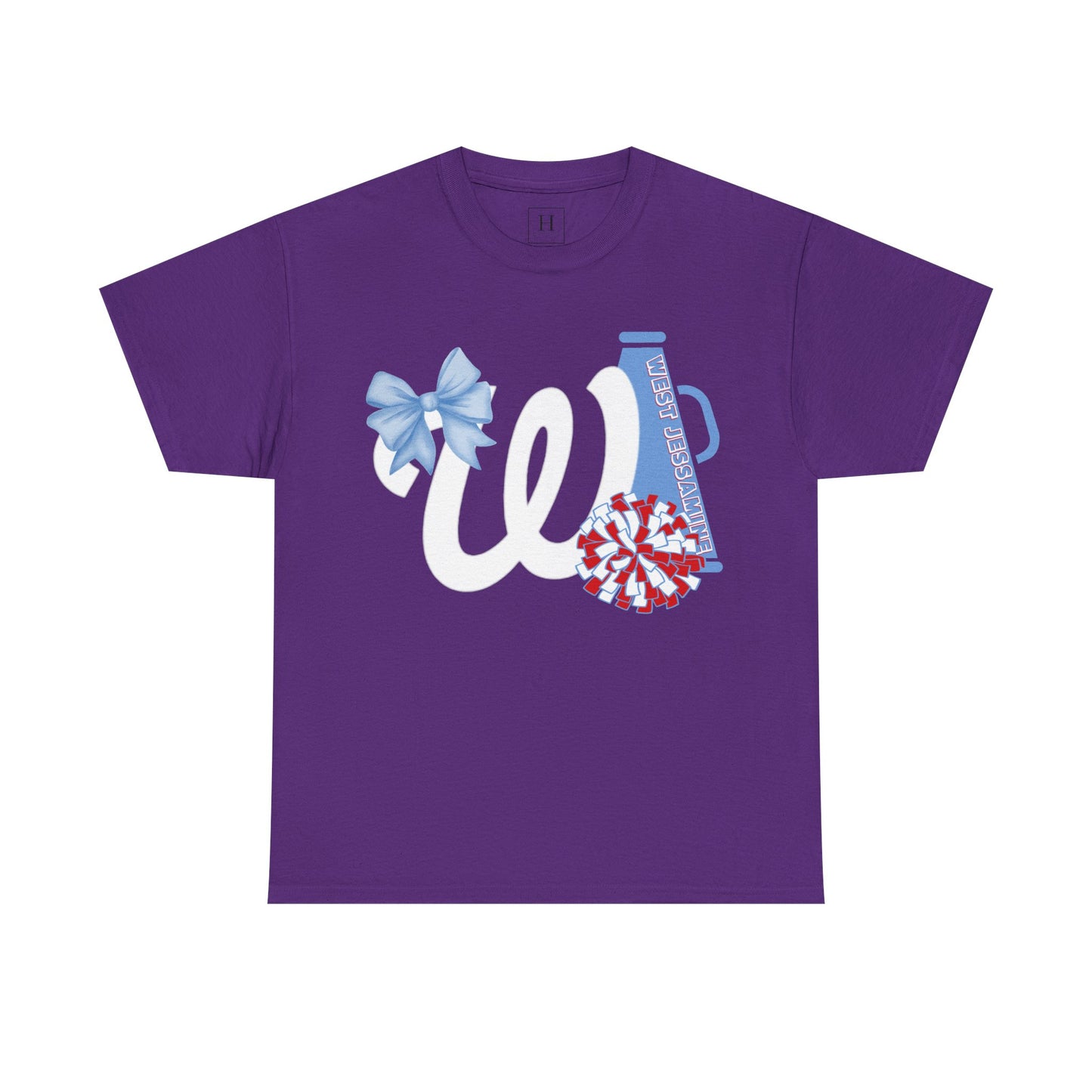 West Jessamine Cheer Bow & Poms - Unisex Shirt