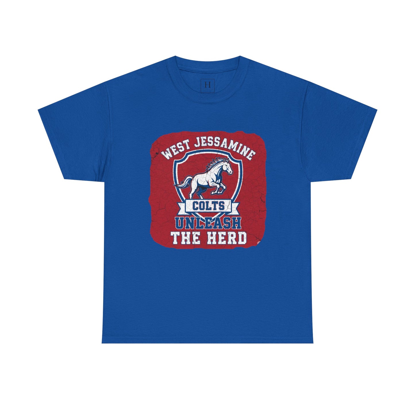 West Jessamine Colts - Unleash The Herd - Red BG Unisex Shirt