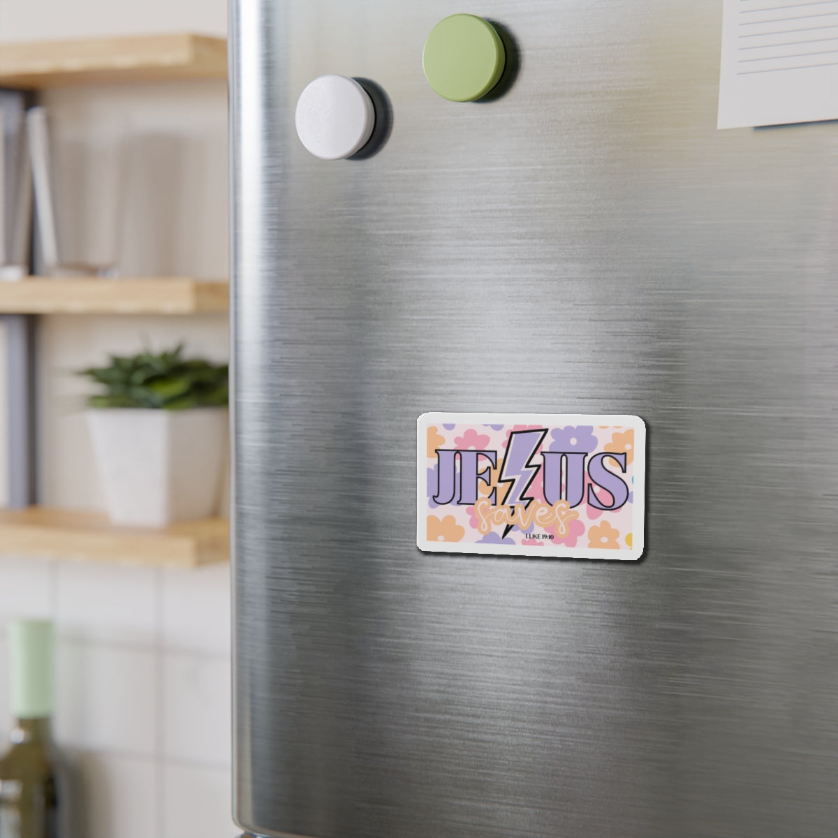 Jesus saves christian Magnets
