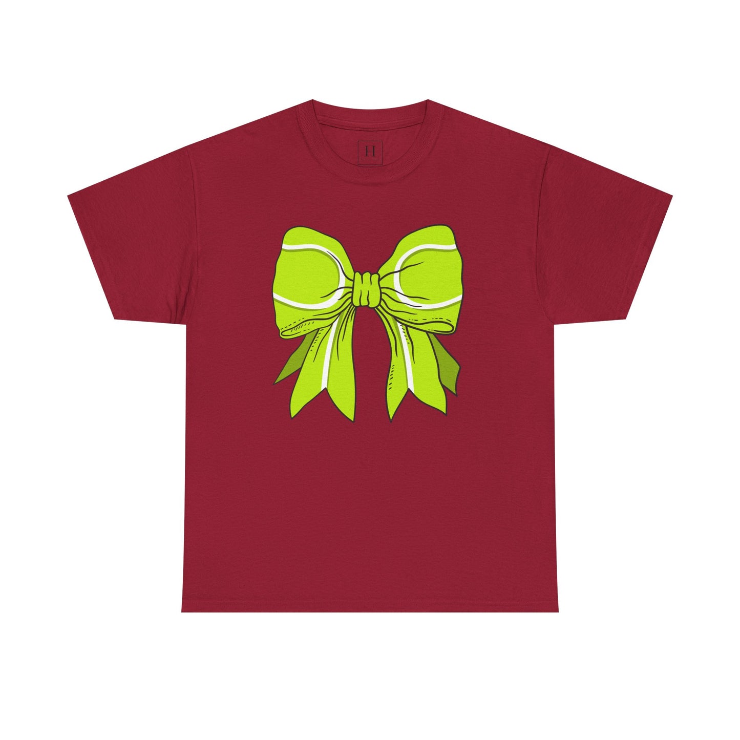 Tennis Sport Bow Tee - Unisex Heavy Cotton