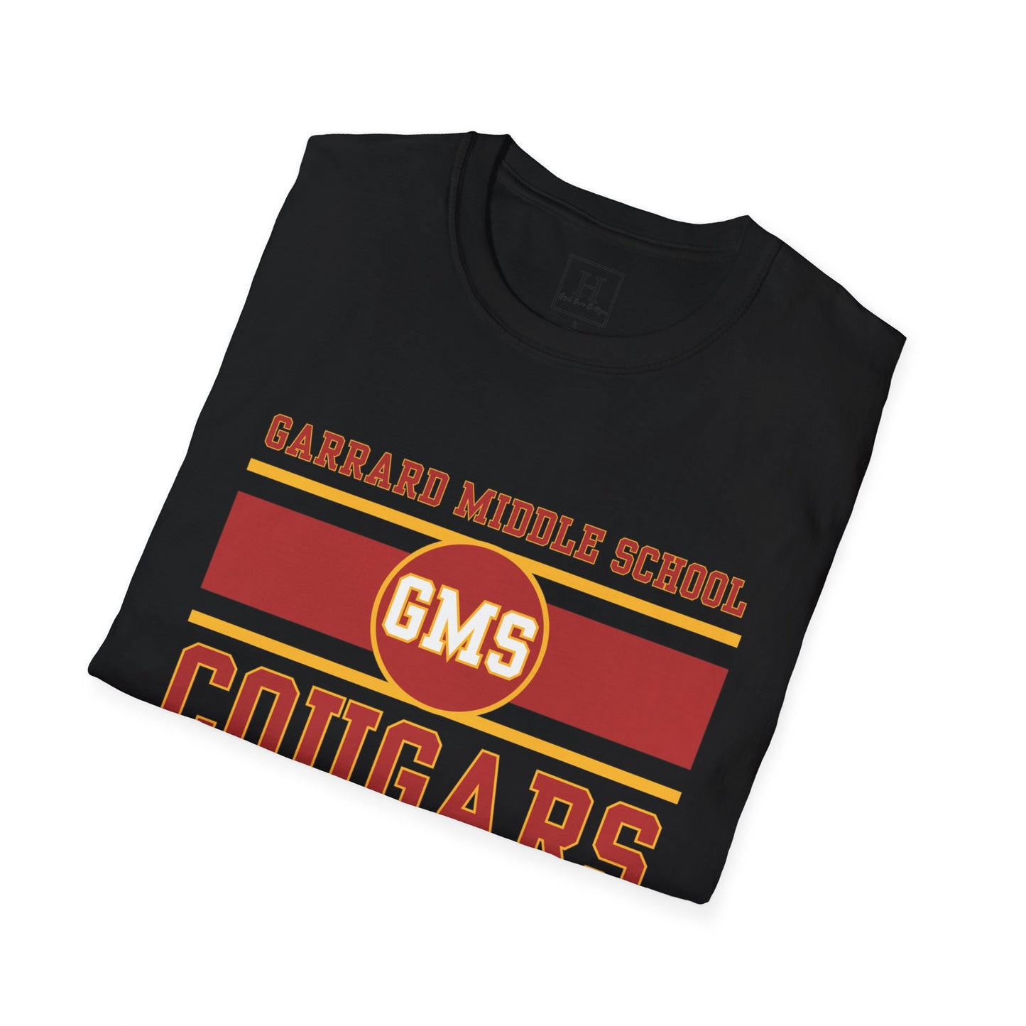 GMS Garrard Middle School Cougars T-Shirt (Front Only)