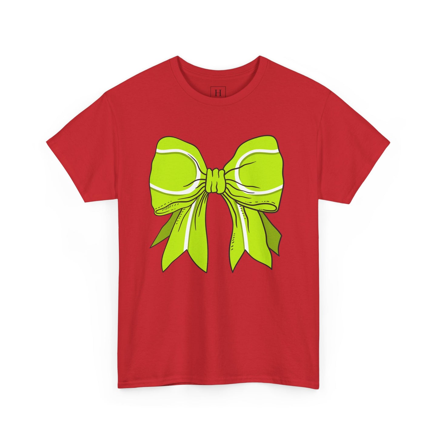 Tennis Sport Bow Tee - Unisex Heavy Cotton