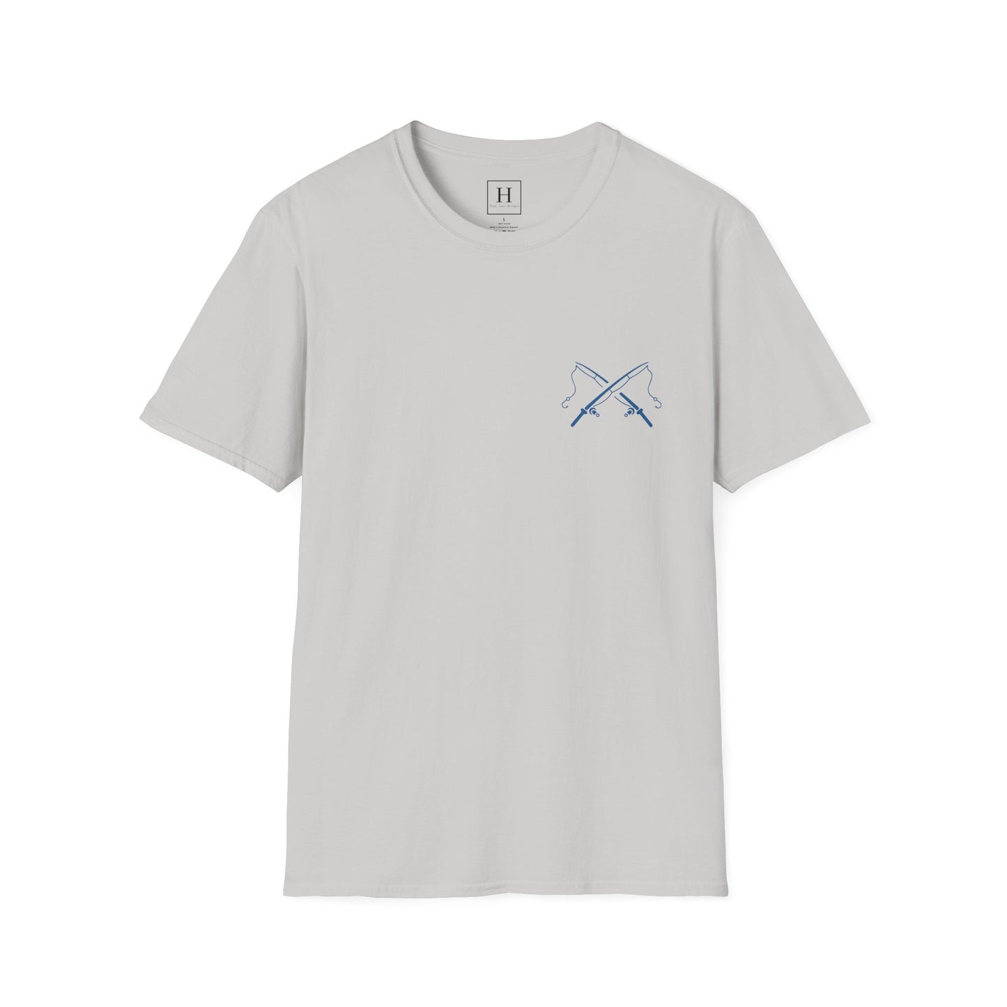 Jesus Made Me A Fisherman Christian T-Shirt (front and back)