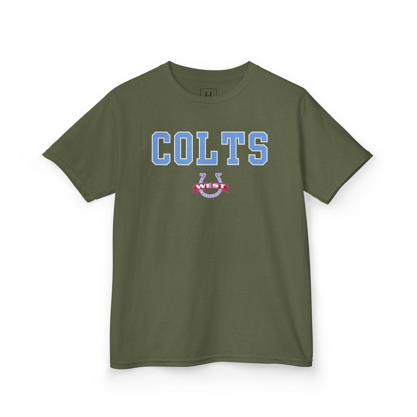 YOUTH --- COLTS - West Horseshoe Logo - Unisex Shirt