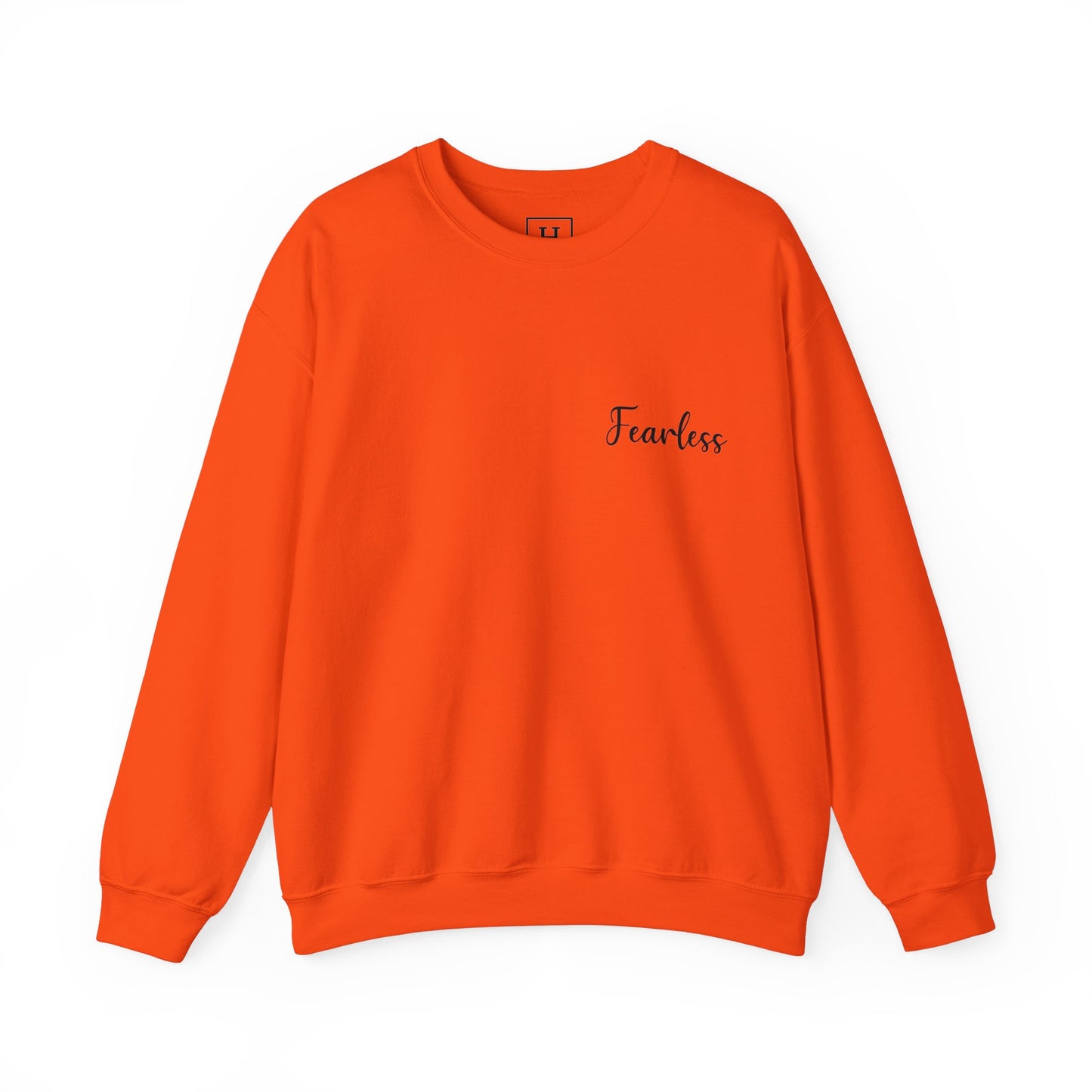 Fearless, Faith In Jesus Christian Sweater (Front and Back)