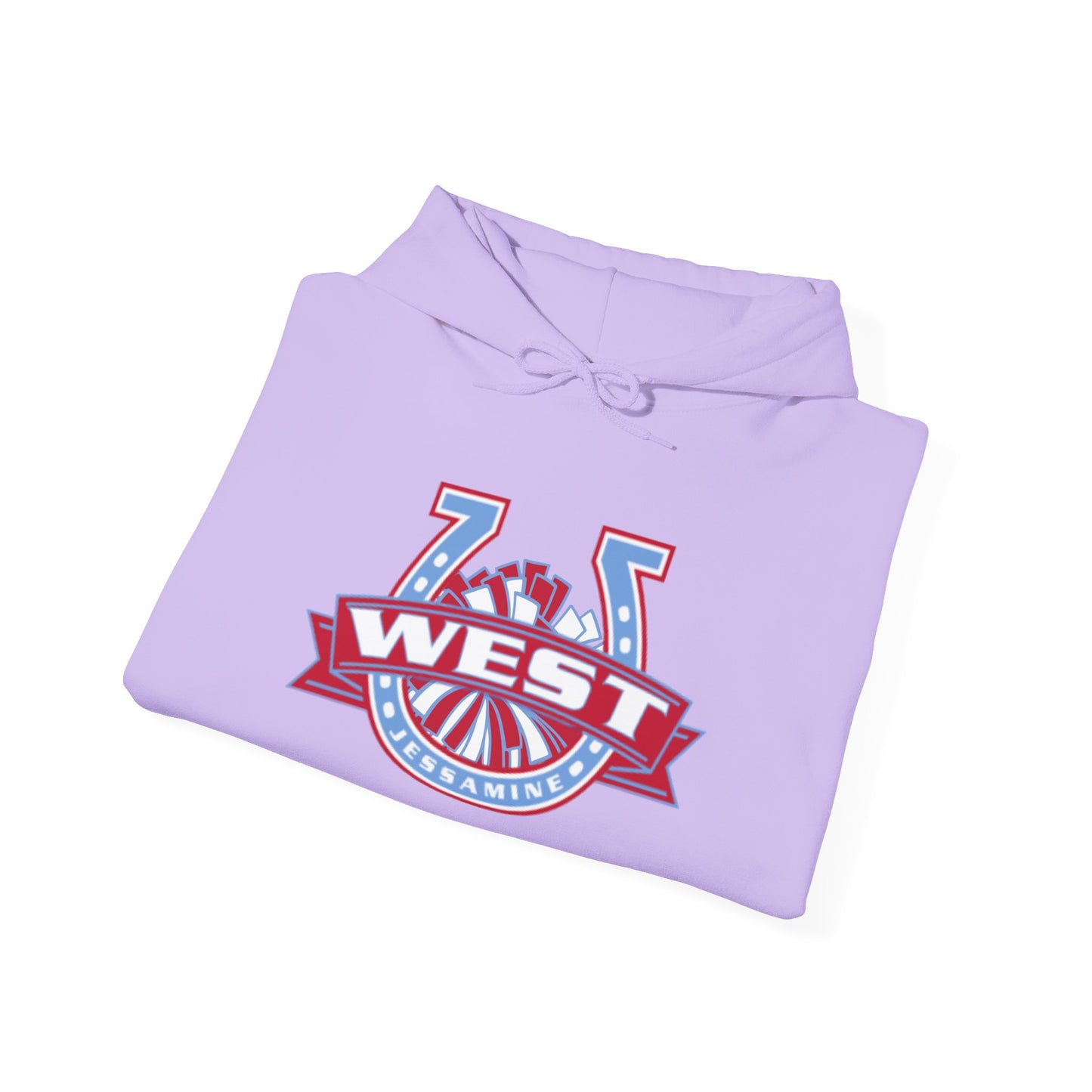 West Jessamine Horseshoe Logo w/ Pom - Cheerleading - Unisex Hoodie