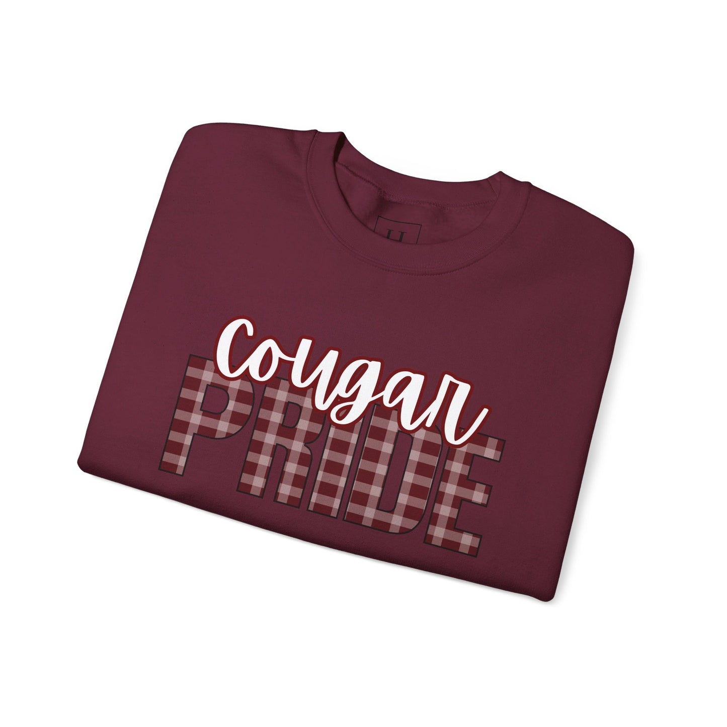 Cougar Pride Fall Plaid Sweater