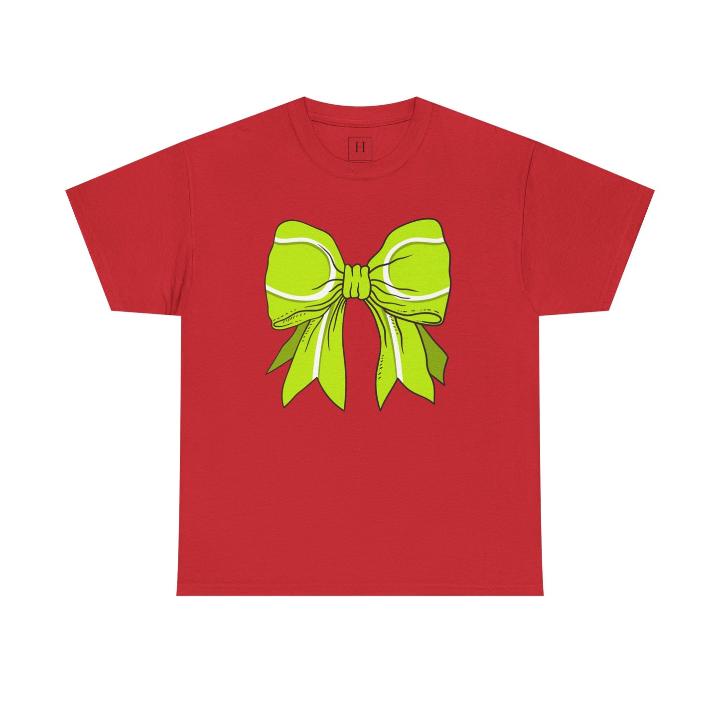 Tennis Sport Bow Tee - Unisex Heavy Cotton