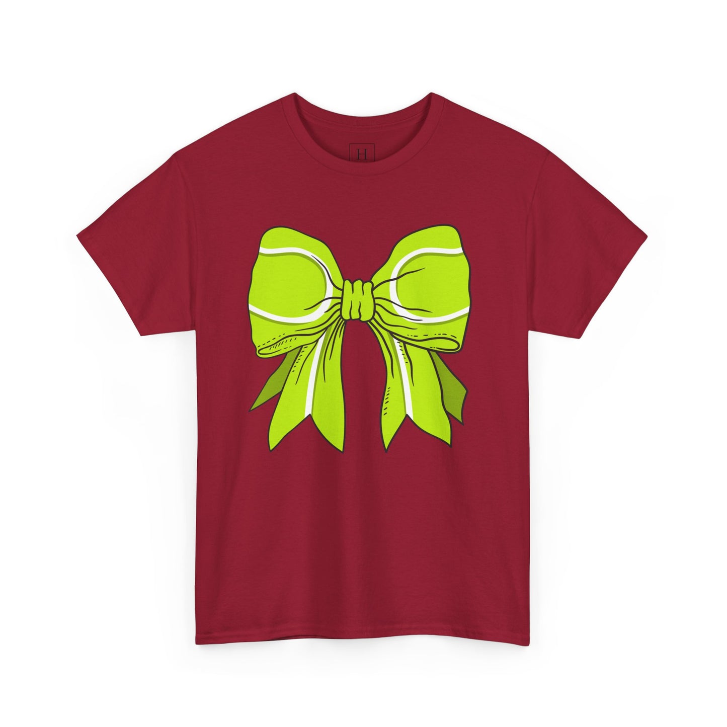 Tennis Sport Bow Tee - Unisex Heavy Cotton