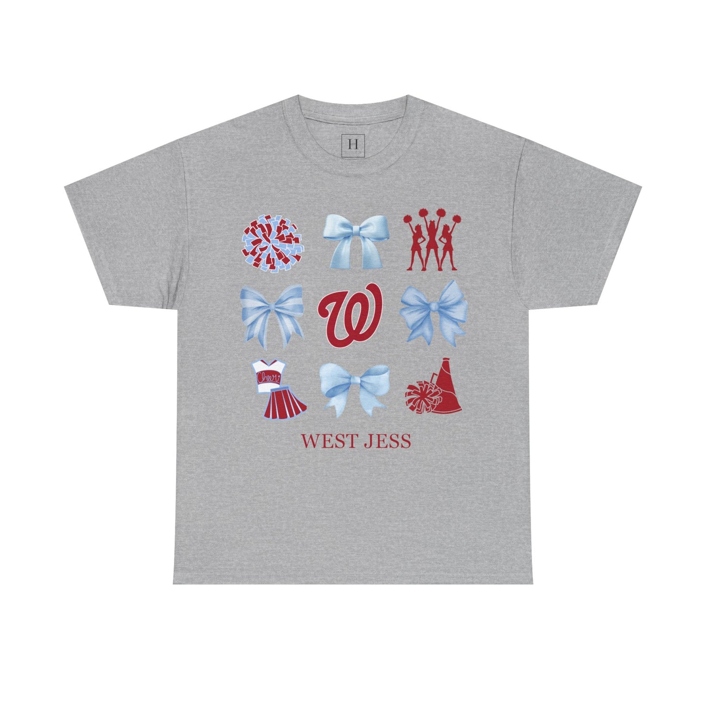 West Jessamine Cheer Coquette Bows Unisex Tee