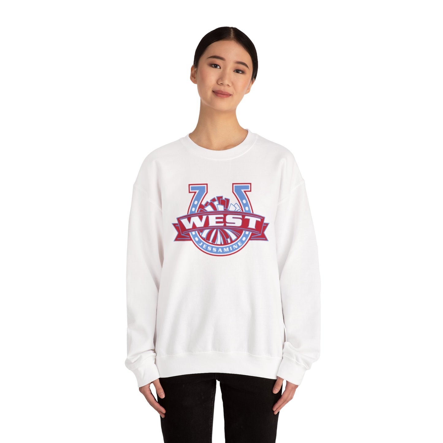 West Jessamine Horseshoe Logo w/ Pom Sweatshirt