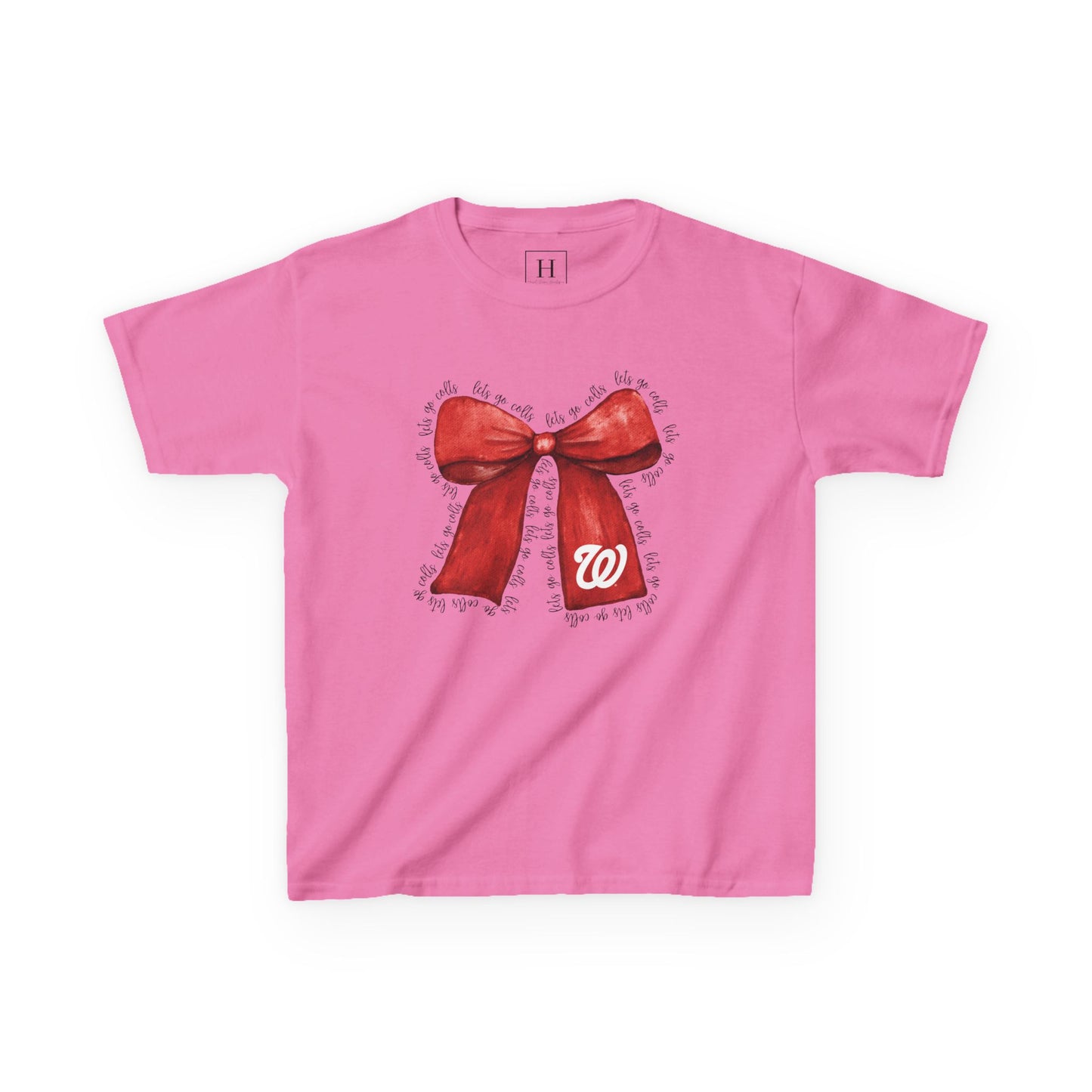 YOUTH - Let's Go Colts Bow - W Logo Unisex T-Shirt