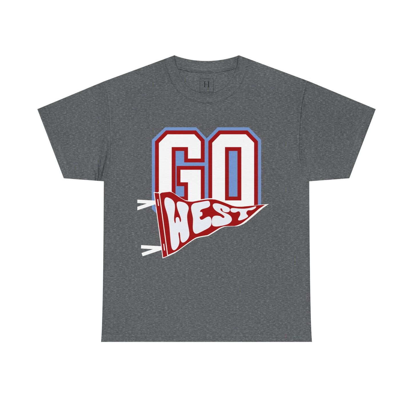GO WEST Pennant Flag - Unisex