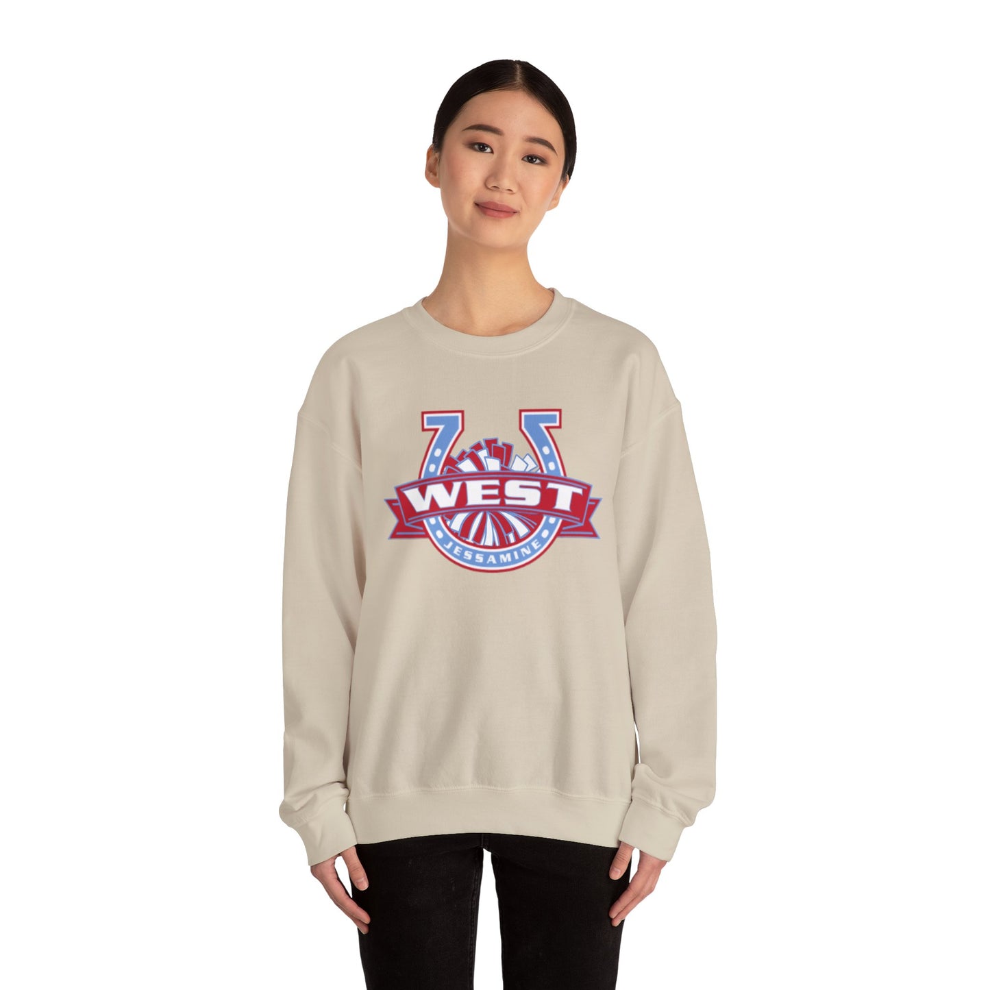 West Jessamine Horseshoe Logo w/ Pom Sweatshirt