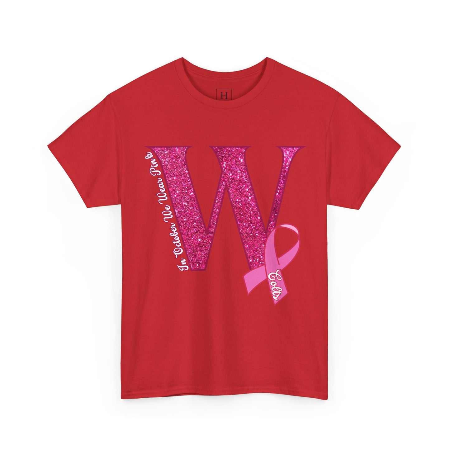 West Jessamine Colts; In October We Wear Pink; Breast Cancer Awareness Month - Unisex Tee