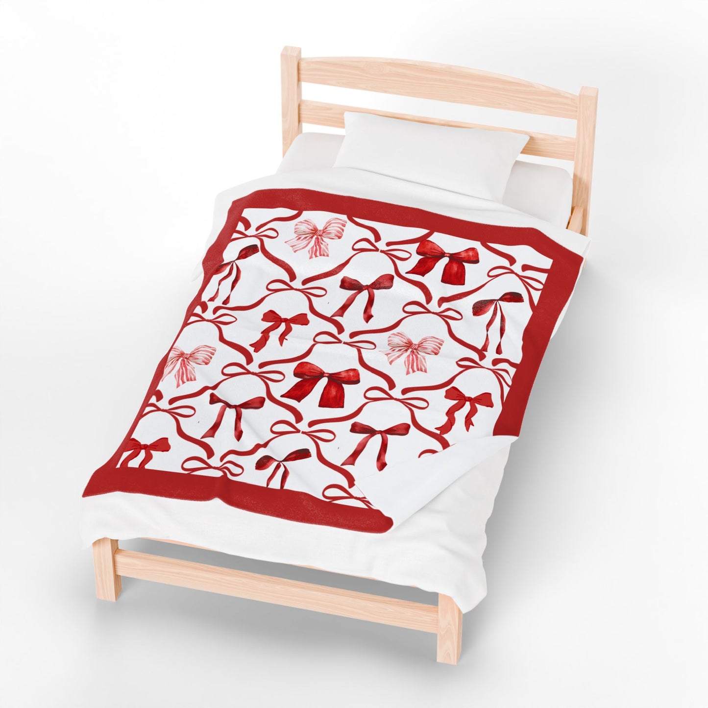 Red Bow Coquette Blanket