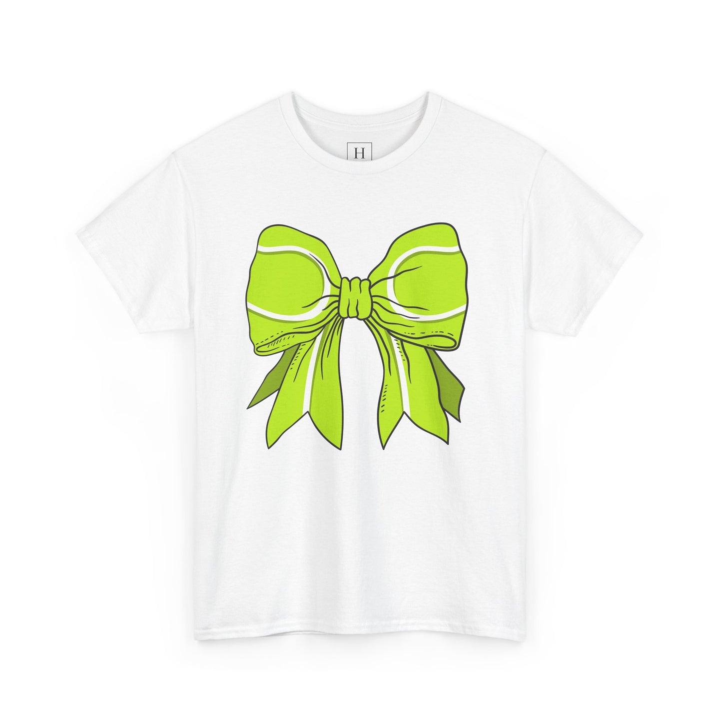 Tennis Sport Bow Tee - Unisex Heavy Cotton