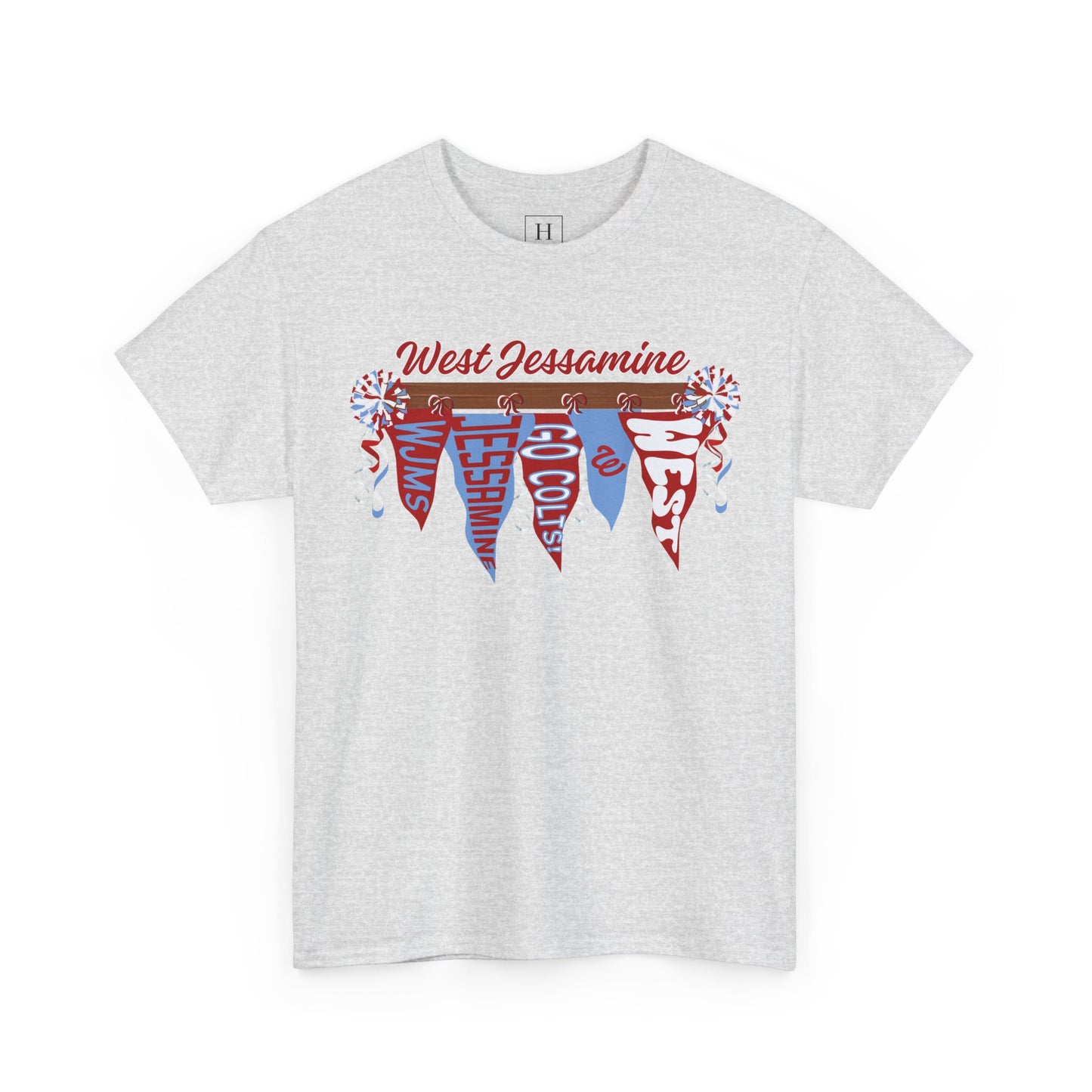West Jessamine Pennant Flag Colts Cheer Pom - Unisex Shirt
