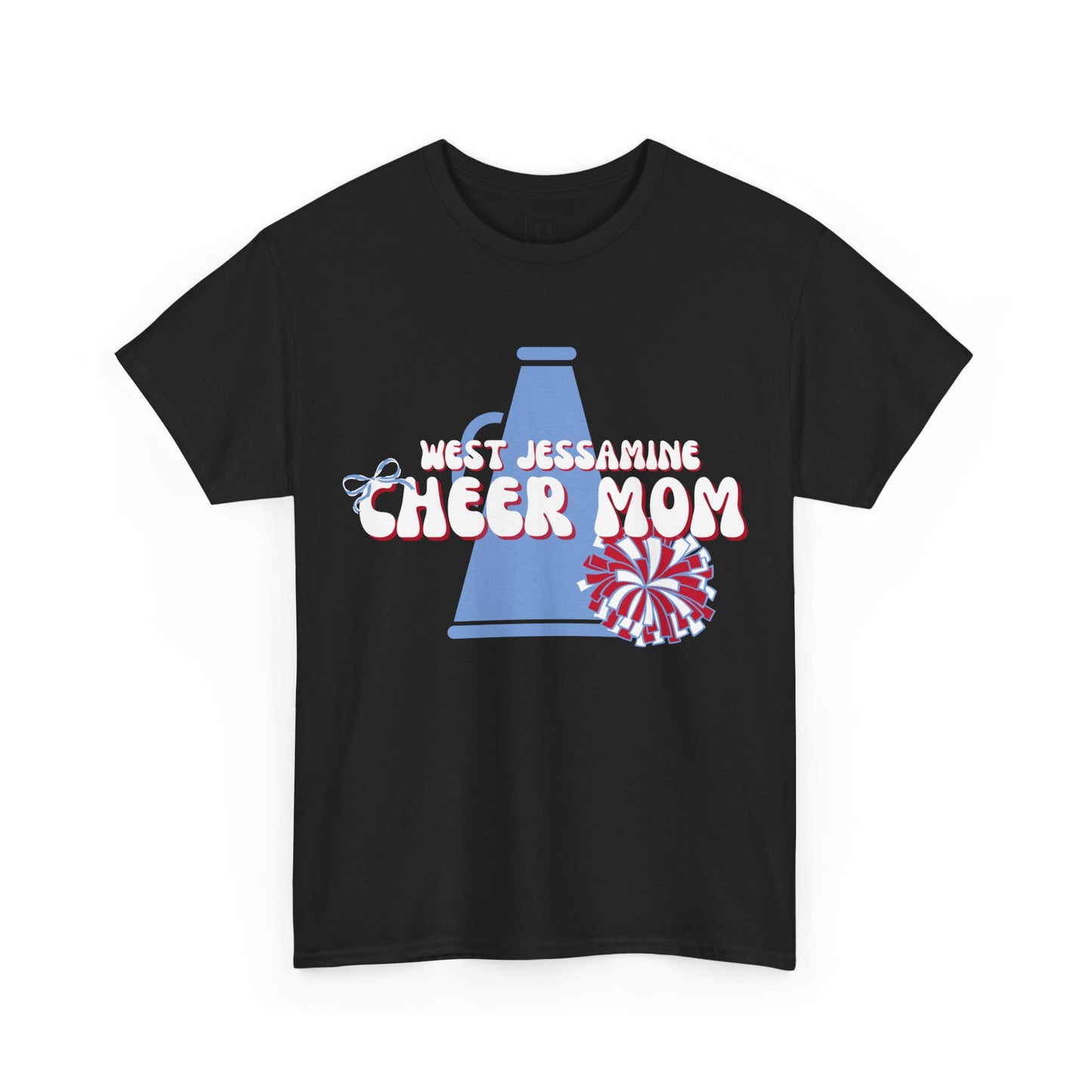 West Jessamine Cheer Mom Megaphone & Pom - Unisex Shirt