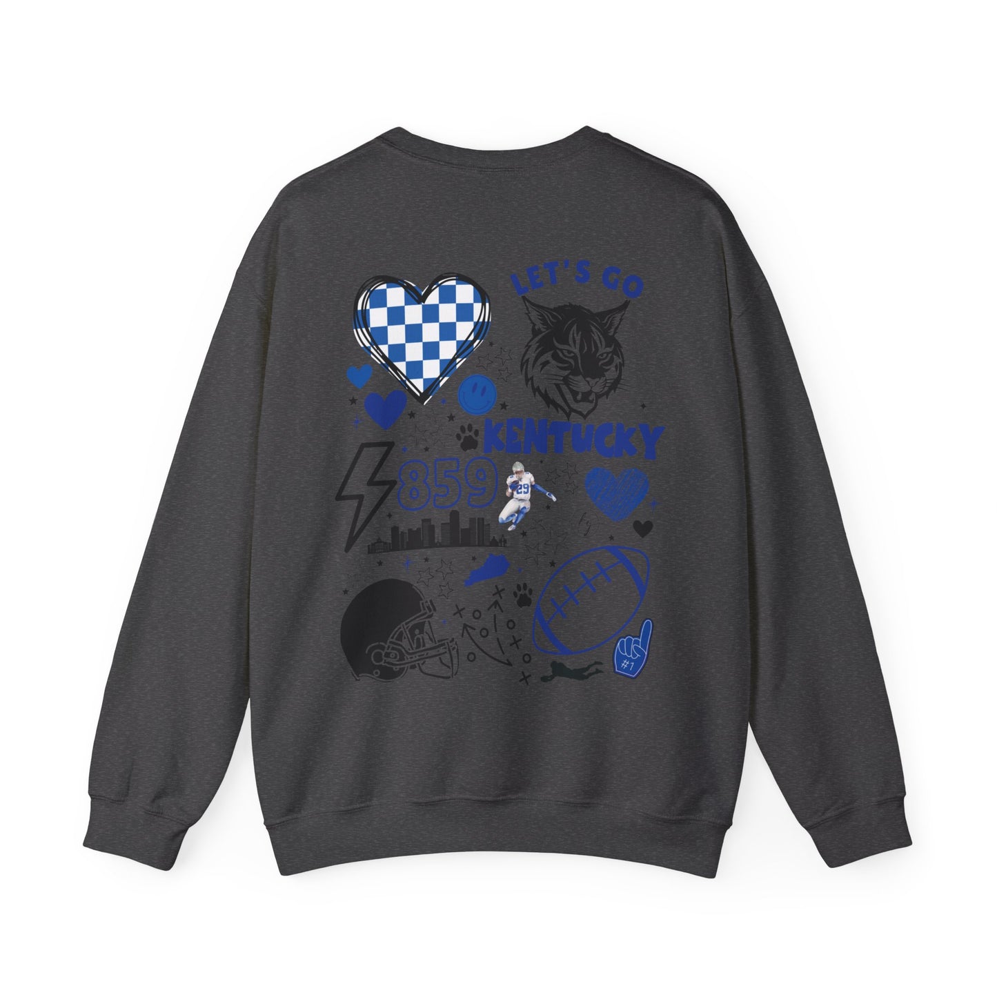Kentucky Wildcats Football Sweater (Front & Back)
