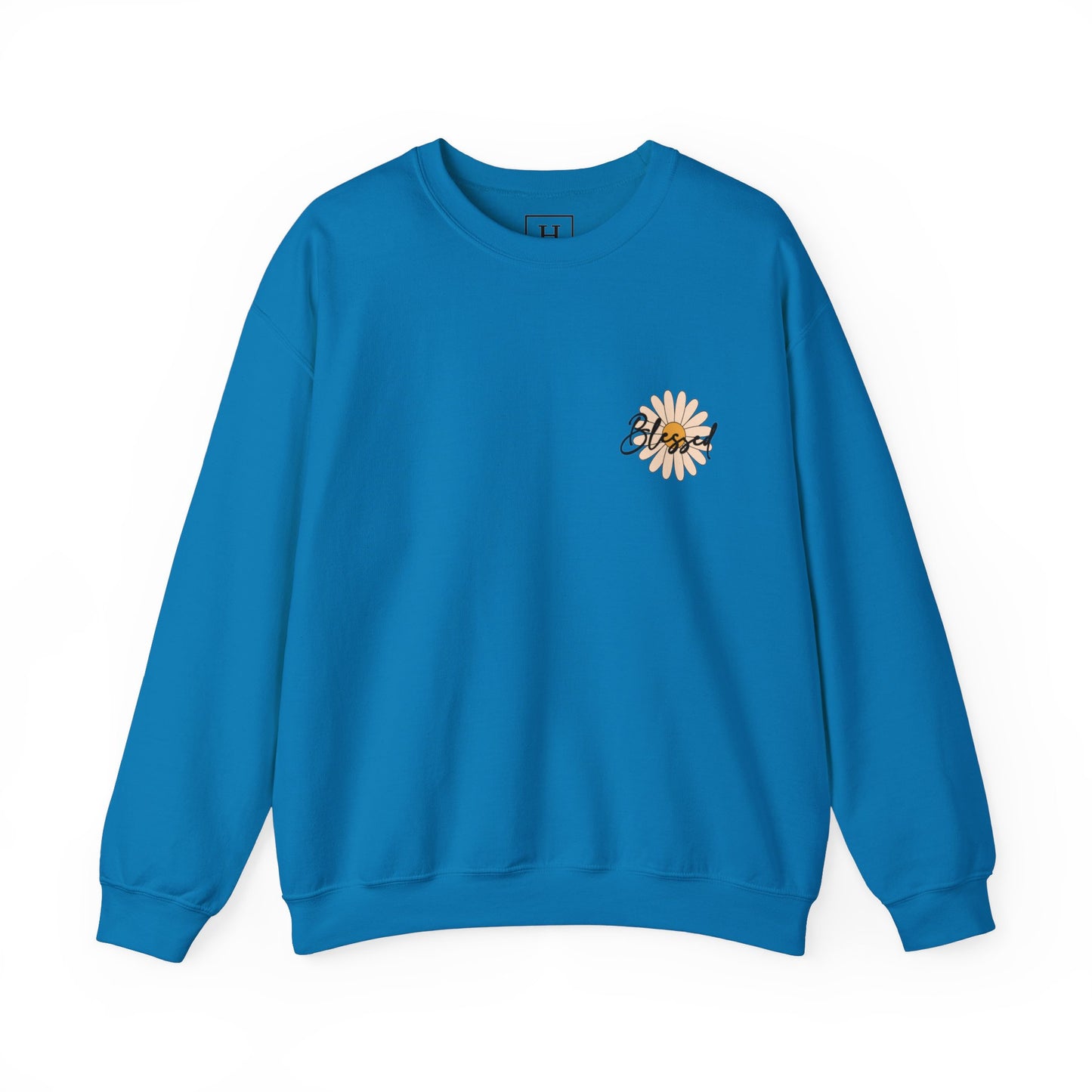 Blessed, Hand Picked By God Christian Sweater (front and back)