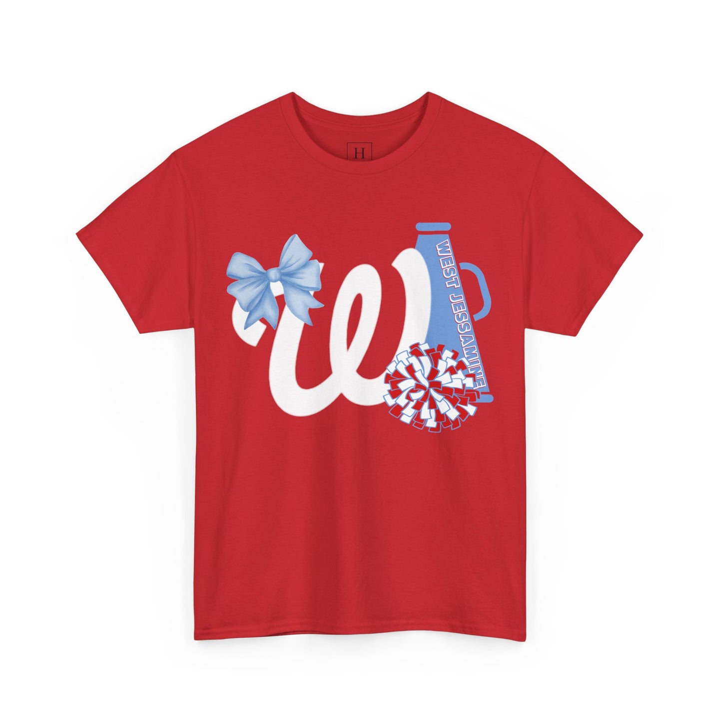 West Jessamine Cheer Bow & Poms - Unisex Shirt