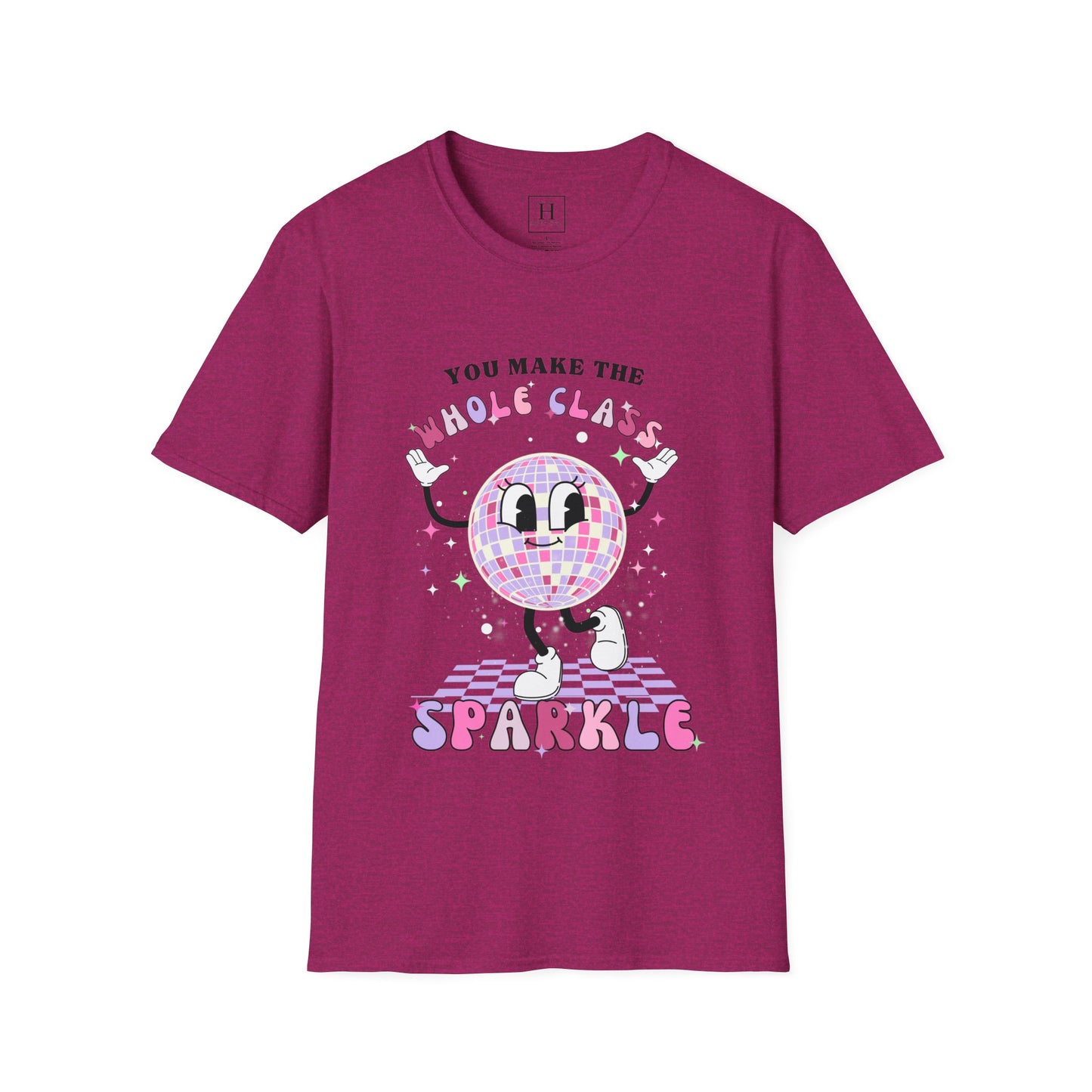 You Make The Whole Class Sparkle Teacher T-Shirt (Front Only)